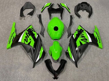 Carena Moto Kawasaki EX300 2013-2024 - Verde Bianco Nero Fabbrica