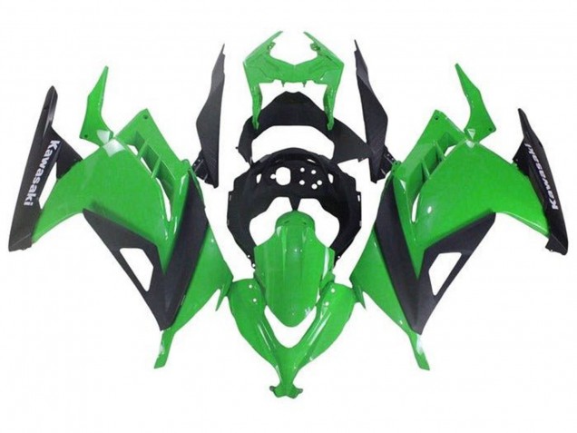 Carena Moto Kawasaki EX300 2013-2024 - Verde Nero