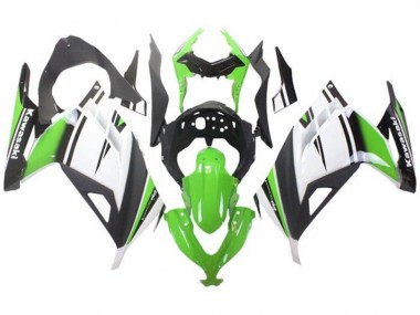 Carena Moto Kawasaki EX300 2013-2024 - Verde Bianco Nero Nero Opaco Fabbrica