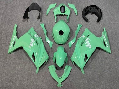 Carena Moto Kawasaki EX300 2013-2024 - Verde Chiaro Bianco Fabbrica