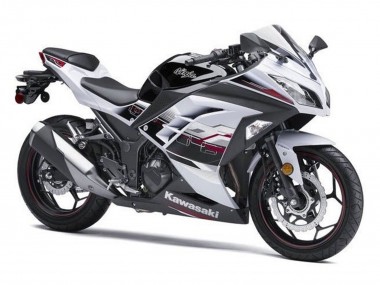 Carena Moto Kawasaki EX300 2013-2024 - Bianco Nero Rosso Accents Fabbrica