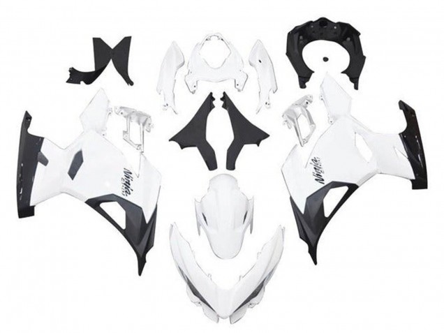 Carena Moto Kawasaki Ninja 400 2018-2024 - Bianco Nero