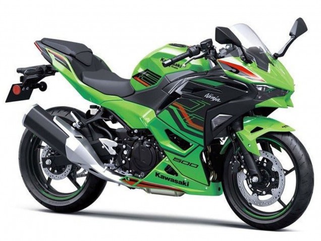 Carena Moto Kawasaki Ninja 500 EX500R 2024-2025 - Verde Nero Rosso