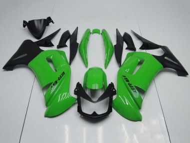 Carena Moto Kawasaki Ninja 650 EX650 2006-2008 - Verde Nero Fabbrica