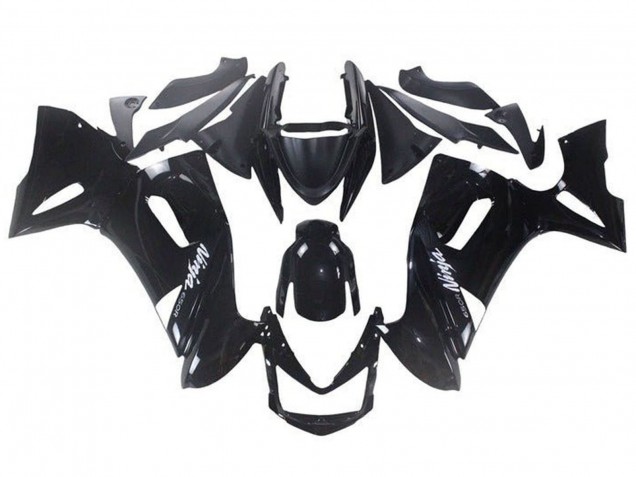 Carena Moto Kawasaki Ninja 650 EX650 2006-2008 - Nero Lucido Bianco Ninja 650R