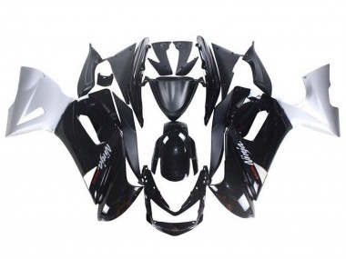 Carena Moto Kawasaki Ninja 650 EX650 2006-2008 - Nero Lucido Bianco Fabbrica
