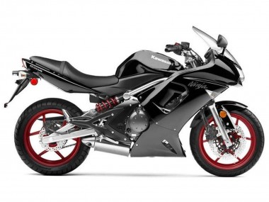 Carena Moto Kawasaki Ninja 650 EX650 2006-2008 - Nero Lucido Nero Opaco Fabbrica