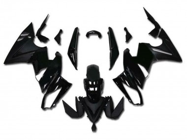 Carena Moto Kawasaki Ninja 650 EX650 2009-2011 - Nero Lucido Nero Opaco Fabbrica