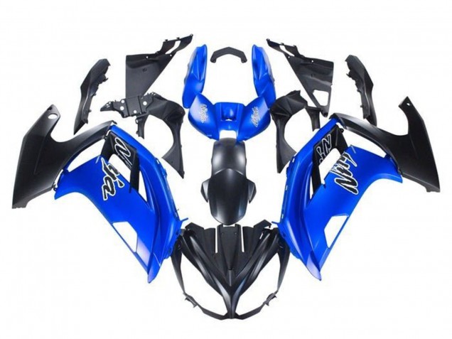 Carena Moto Kawasaki Ninja 650 EX650 2012-2016 - Blu Nero Opaco