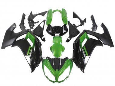 Carena Moto Kawasaki Ninja ER6F 2012-2014 - Verde Nero Fabbrica
