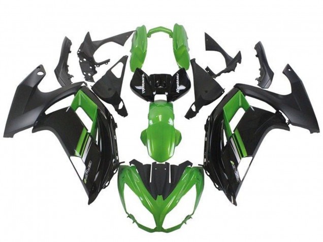 Carena Moto Kawasaki Ninja ER6F 2012-2014 - Verde Nero