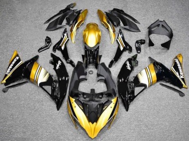 Carena Moto Kawasaki Ninja 650 EX650 2017-2019 - Oro Nero Bianco Fabbrica