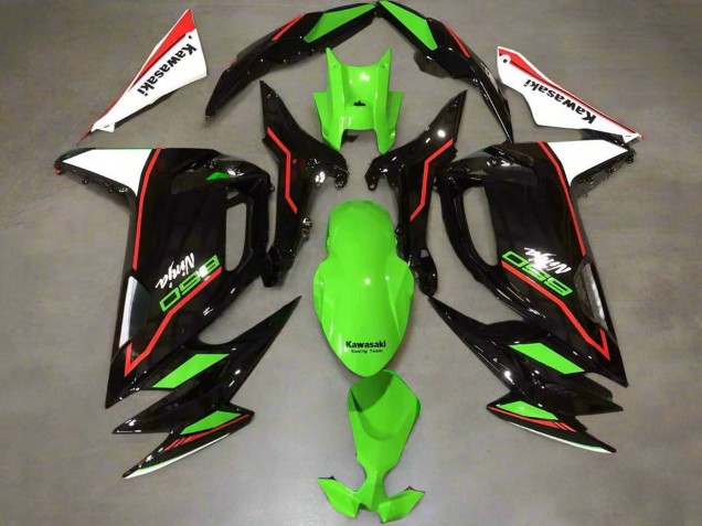 Carena Moto Kawasaki Ninja 650 EX650 2020-2024 - Verde Rosso Nero Bianco