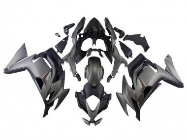 Carena Moto Kawasaki Ninja 650 EX650 2020-2024 - Grigio Opaco Nero Opaco Fabbrica