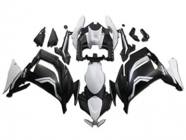 Carena Moto Kawasaki Ninja 650 EX650 2020-2024 - Bianco Nero Opaco Fabbrica
