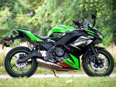 Carena Moto Kawasaki Ninja 650 EX650 2020-2024 - Verde Nero Rosso Honeycomb Fabbrica