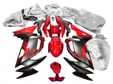 Carena Moto Kawasaki Ninja 650 EX650 2020-2024 - Rosso Nero Opaco Fabbrica
