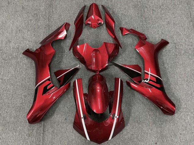 Carena Moto Yamaha YZF R1 2015-2019 - Rosso Bianco Nero