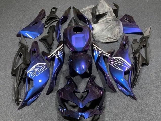 Carena Moto Kawasaki ZX25R ZX-25R 2019-2025 - Viola Blu Pendenza