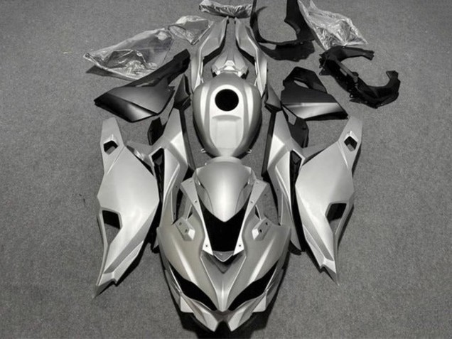 Carena Moto Kawasaki ZX25R ZX-25R 2019-2025 - Lucido Argento Nero Opaco