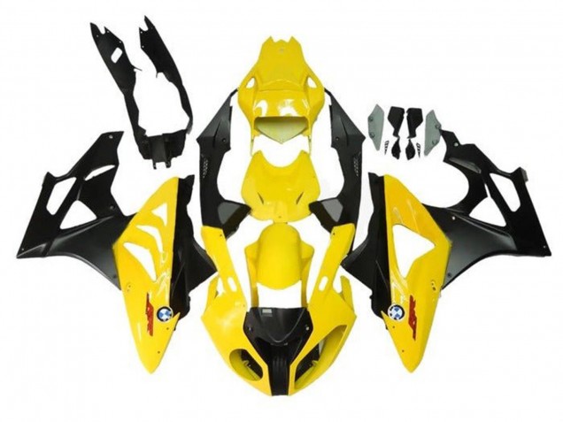 Carena Moto BMW S1000RR 2009-2014 - Giallo Nero Opaco