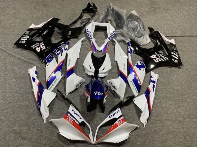 Carena Moto BMW S1000RR 2009-2014 - Bianco Rosso Blu Nero Lucido Tyco