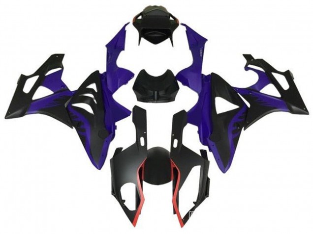 Carena Moto BMW S1000RR 2009-2014 - Viola Rosso Nero Opaco