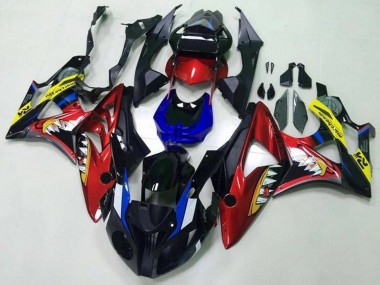 Carena Moto BMW S1000RR 2009-2014 - Rosso Blu Giallo Nero Squalo Fabbrica