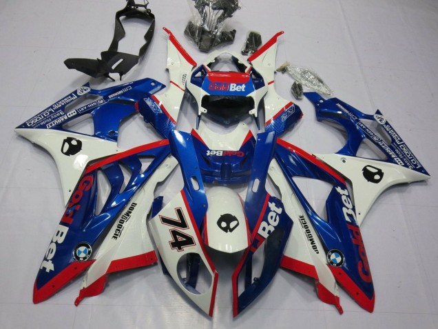 Carena Moto BMW S1000RR 2009-2014 - Bianco Rosso Blu OroBet