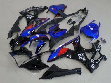 Carena Moto BMW S1000RR 2015-2016 - Blu Rosso Nero Lucido Castrol Fabbrica
