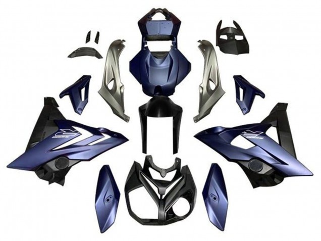Carena Moto BMW S1000RR 2015-2016 - Argento Blu Opaco Nero Opaco