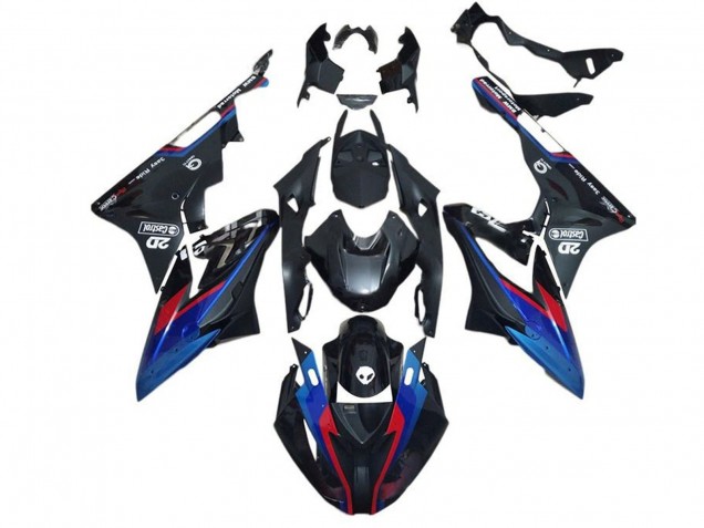 Carena Moto BMW S1000RR 2015-2016 - Blu Rosso Nero Opaco