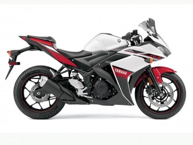 Carena Moto Yamaha YZF R3 2015-2018 - Bianco Rosso Nero Fabbrica