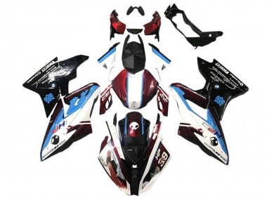 Carena Moto BMW S1000RR 2017-2018 - Bianco Blu Rosso Nero Lucido Fabbrica