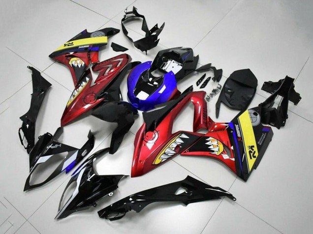 Carena Moto BMW S1000RR 2017-2018 - Giallo Blu Rosso Nero Squalo