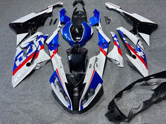 Carena Moto BMW S1000RR 2017-2018 - Bianco Blu Rosso Nero Lucido
