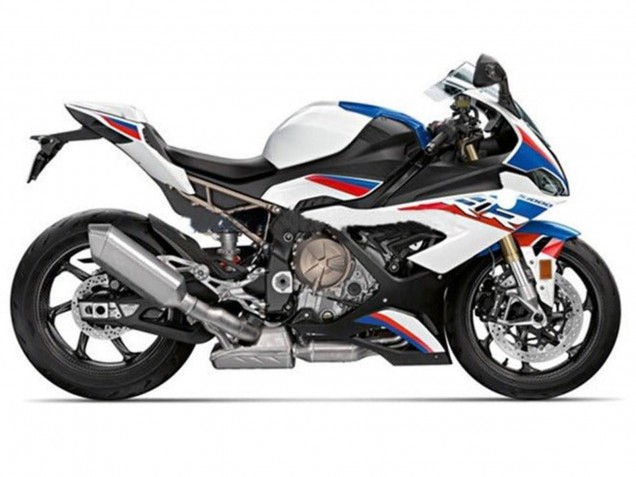 Carena Moto BMW S1000RR 2019-2022 - Bianco Blu Rosso Banda