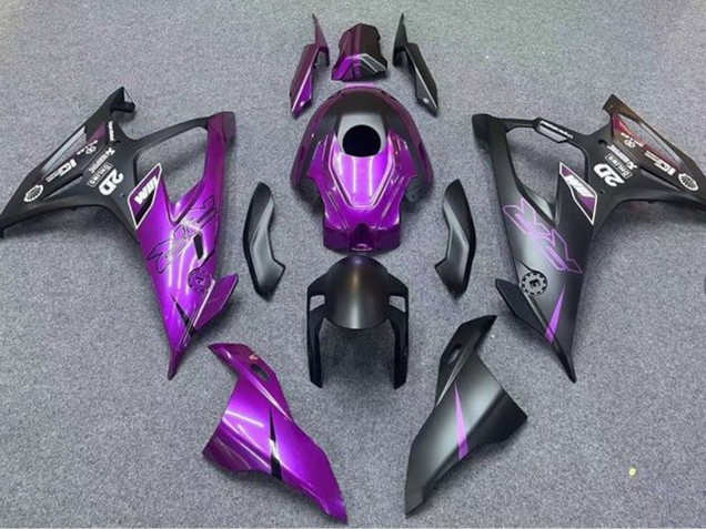 Carena Moto BMW S1000RR 2019-2022 - Nero Opaco Viola
