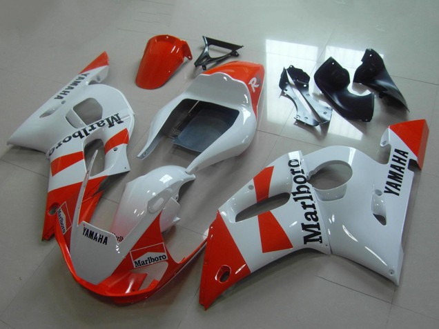 Carena Moto Yamaha YZF R6 1998-2002 - Bianco Rosso Marlboro