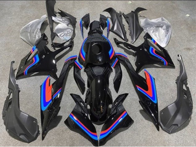 Carena Moto BMW S1000RR 2019-2022 - Nero Doppio Blu Rosso