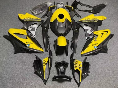 Carena Moto BMW S1000RR 2019-2022 - Giallo Falso Fibra di Carbonio Fabbrica
