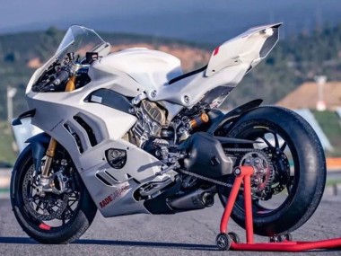Carena Moto Ducati Panigale V4 V4S 2022-2024 - Bianco Fabbrica