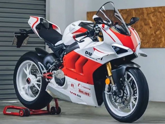 Carena Moto Ducati Panigale V4 V4S 2020-2021 - Bianco Rosso