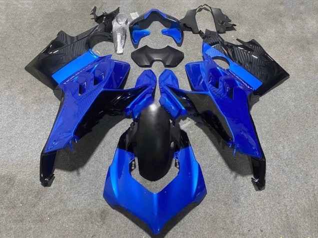 Carena Moto Ducati Panigale V4 V4S 2020-2021 - Blu Nero Lucido
