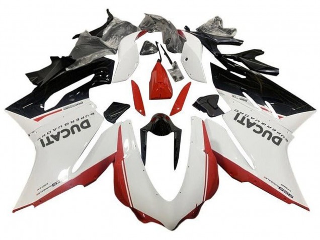 Carena Moto Ducati 959 2015-2020 - Bianco Rosso Nero Lucido
