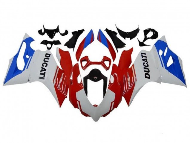 Carena Moto Ducati Panigale 1199 2011-2014 - Bianco Rosso Blu