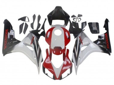 Carena Moto Honda CBR1000RR 2006-2007 - Bianco Rosso Nero Lucido Fade Fabbrica