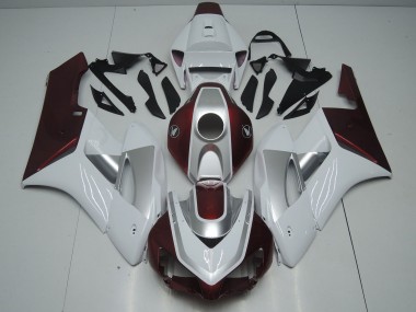 Carena Moto Honda CBR1000RR 2006-2007 - Bianco Argento Nero Lucido Fabbrica