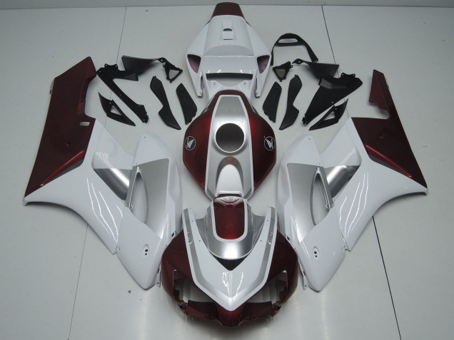 Carena Moto Honda CBR1000RR 2006-2007 - Bianco Argento Nero Lucido