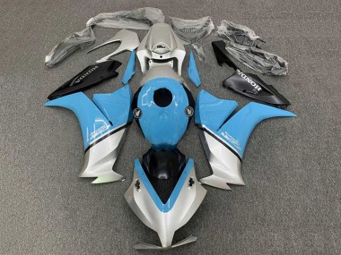 Carena Moto Honda CBR1000RR 2012-2016 - Azzurro Chiaro Argento Nero Fabbrica